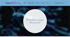 Desktop Screenshot of eppinpharma.com