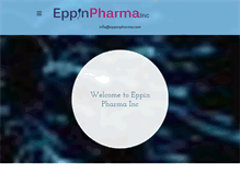 Tablet Screenshot of eppinpharma.com